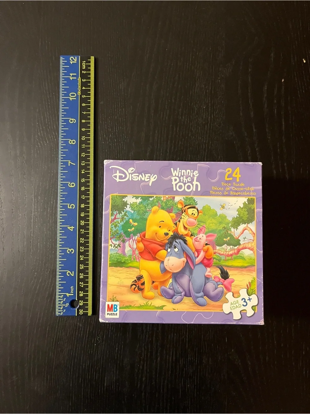 Disney Winnie the Pooh Puzzle with Purple Box